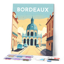 Afbeelding in Gallery-weergave laden, Diamond Painting - Reisposter Bordeaux