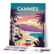 Afbeelding in Gallery-weergave laden, Diamond Painting - Reisposter Cannes