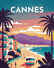 Afbeelding in Gallery-weergave laden, Diamond Painting - Reisposter Cannes