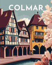 Afbeelding in Gallery-weergave laden, Diamond Painting - Reisposter Colmar