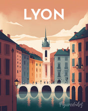 Afbeelding in Gallery-weergave laden, Diamond Painting - Reisposter Lyon