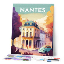Afbeelding in Gallery-weergave laden, Diamond Painting - Reisposter Nantes