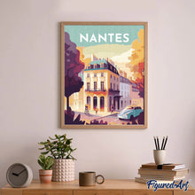Afbeelding in Gallery-weergave laden, Diamond Painting - Reisposter Nantes