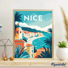 Afbeelding in Gallery-weergave laden, Diamond Painting - Reisposter Nice reeds ingelijst