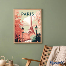 Afbeelding in Gallery-weergave laden, Diamond Painting - Reisposter Parijs II