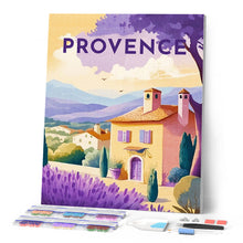 Afbeelding in Gallery-weergave laden, Diamond Painting - Reisposter Provence