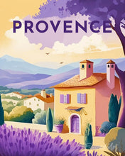 Afbeelding in Gallery-weergave laden, Diamond Painting - Reisposter Provence