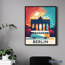 Afbeelding in Gallery-weergave laden, Diamond Painting - Reisposter Berlijn