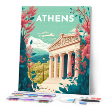 Afbeelding in Gallery-weergave laden, Diamond Painting - Reisposter Athene