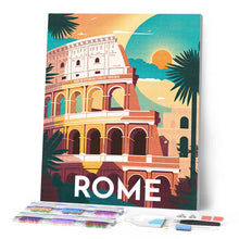 Afbeelding in Gallery-weergave laden, Diamond Painting - Reisposter Rome
