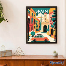 Afbeelding in Gallery-weergave laden, Diamond Painting - Reisposter Sevilla