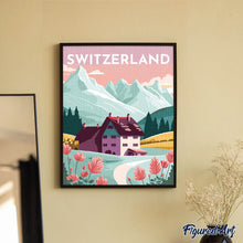 Afbeelding in Gallery-weergave laden, Diamond Painting - Reisposter Luzern