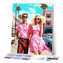 Afbeelding in Gallery-weergave laden, Diamond Painting - Roze Liefdes Duo