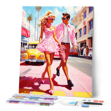 Afbeelding in Gallery-weergave laden, Diamond Painting - Roze Straatromantiek