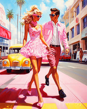 Afbeelding in Gallery-weergave laden, Diamond Painting - Roze Straatromantiek