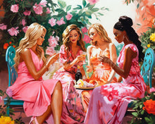 Afbeelding in Gallery-weergave laden, Diamond Painting - Toast van de Divas in de Tuin