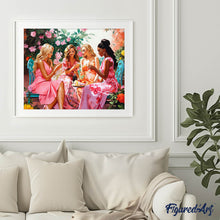 Afbeelding in Gallery-weergave laden, Diamond Painting - Toast van de Divas in de Tuin