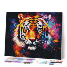Afbeelding in Gallery-weergave laden, Diamond Painting - Kleurrijke Abstracte Tijger