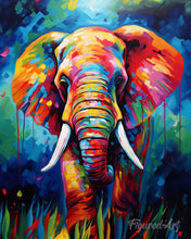 Afbeelding in Gallery-weergave laden, Diamond Painting - Kleurrijke Abstracte Olifant