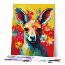 Afbeelding in Gallery-weergave laden, Diamond Painting - Kleurrijke Abstracte Kangoeroe