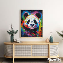 Afbeelding in Gallery-weergave laden, Diamond Painting - Kleurrijke Abstracte Panda
