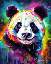 Afbeelding in Gallery-weergave laden, Diamond Painting - Kleurrijke Abstracte Panda