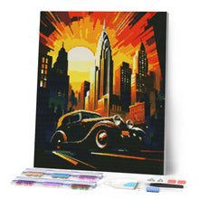 Afbeelding in Gallery-weergave laden, Diamond Painting - Art Deco Auto in New York