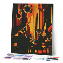 Afbeelding in Gallery-weergave laden, Diamond Painting - Art Deco Man aan een Piano