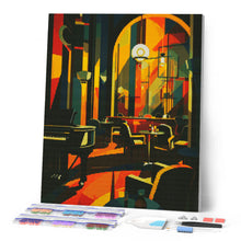 Afbeelding in Gallery-weergave laden, Diamond Painting - Art Deco Club reeds ingelijst