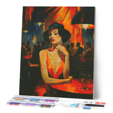 Afbeelding in Gallery-weergave laden, Diamond Painting - Art Deco Vrouw in een Club
