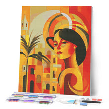 Afbeelding in Gallery-weergave laden, Diamond Painting - Art Deco Vrouw in Cuba
