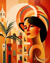 Afbeelding in Gallery-weergave laden, Diamond Painting - Art Deco Vrouw in Cuba