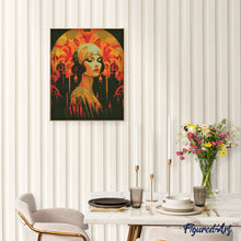 Afbeelding in Gallery-weergave laden, Diamond Painting - Art Deco Vrouw