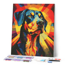 Afbeelding in Gallery-weergave laden, Diamond Painting - Art Deco Hond