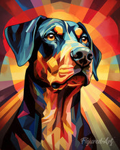 Afbeelding in Gallery-weergave laden, Diamond Painting - Art Deco Hond