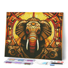 Afbeelding in Gallery-weergave laden, Diamond Painting - Olifant Art Deco