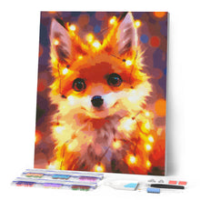 Afbeelding in Gallery-weergave laden, Diamond Painting - Kleine Vos met Lichtbollen