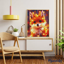 Afbeelding in Gallery-weergave laden, Diamond Painting - Kleine Vos met Lichtbollen