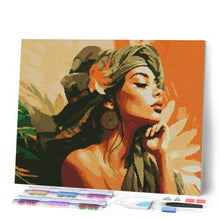 Afbeelding in Gallery-weergave laden, Diamond Painting - Vrouw in Afrikaanse Tulband