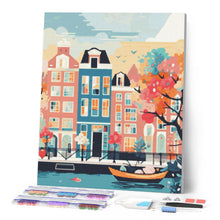 Afbeelding in Gallery-weergave laden, Diamond Painting - Amsterdam in Bloei