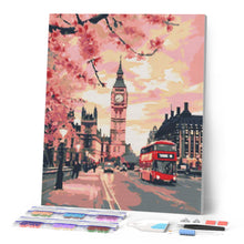 Afbeelding in Gallery-weergave laden, Diamond Painting - Londen in Bloei reeds ingelijst