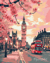 Afbeelding in Gallery-weergave laden, Diamond Painting - Londen in Bloei reeds ingelijst