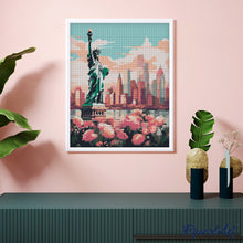 Afbeelding in Gallery-weergave laden, Diamond Painting - New York in Bloei reeds ingelijst