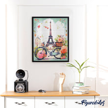 Afbeelding in Gallery-weergave laden, Diamond Painting - Parijs in Bloei reeds ingelijst