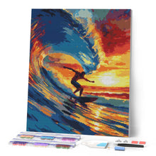 Afbeelding in Gallery-weergave laden, Diamond Painting - Golfsurfen