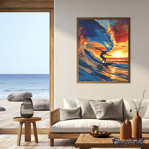 Diamond Painting - Golfsurfen