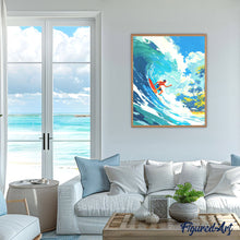 Afbeelding in Gallery-weergave laden, Diamond Painting - Surfen in Hawaï