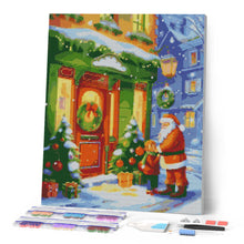 Afbeelding in Gallery-weergave laden, Diamond Painting - Groet van de Kerstman