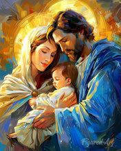 Afbeelding in Gallery-weergave laden, Diamond Painting - Heilige Familie reeds ingelijst