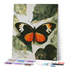 Afbeelding in Gallery-weergave laden, Diamond Painting - Moneta Langvleugelvlinder